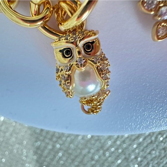 Kate Spade Winter Wonderland Goldtone Charm Bracelet with Colorful Accents - Picture 13 of 16